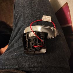 BMW steering wheel shift paddles.