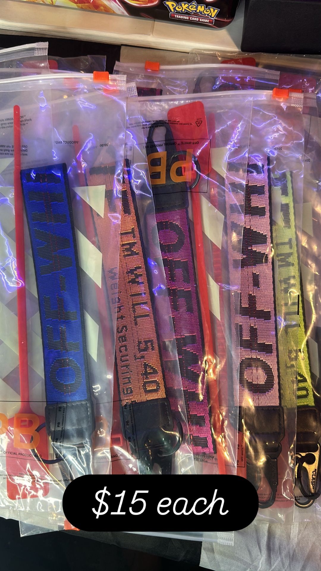 Off-white Custom Keychain