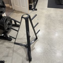 Package Deal: Weight Rack And Barbell Rack