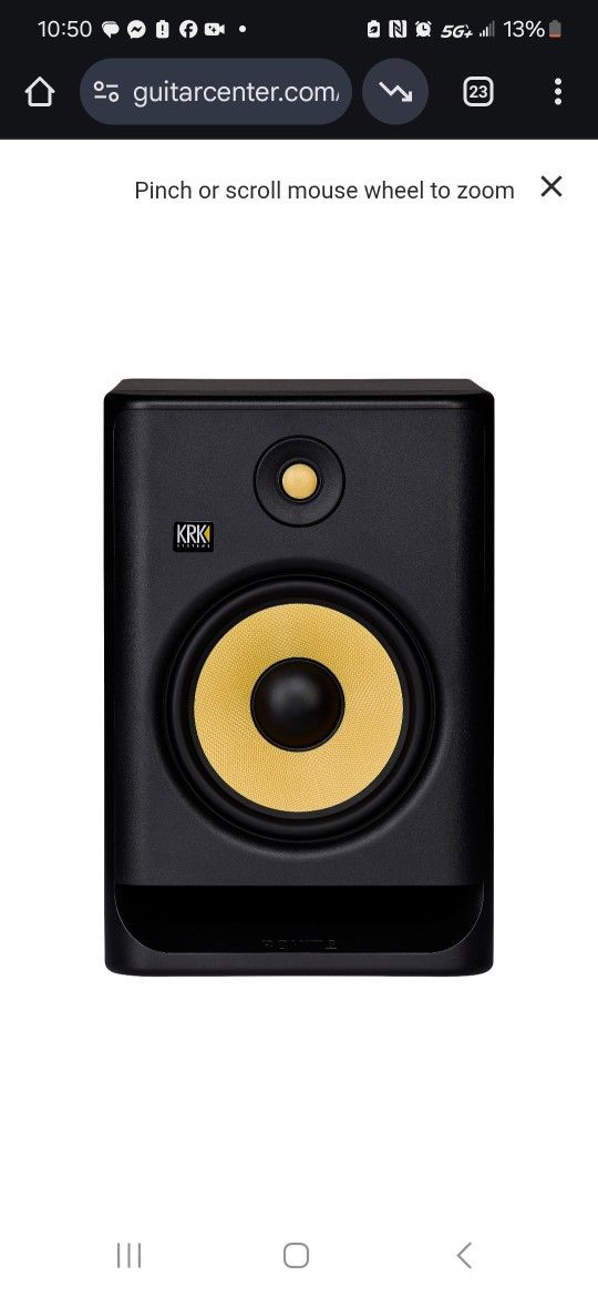 Krk Rokit 8 Gen 4.$180 Obo