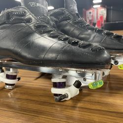 Riedell 595’s On Power-Tracs, Size 9.5, Excellent Condition , Riedell Speed Skates 