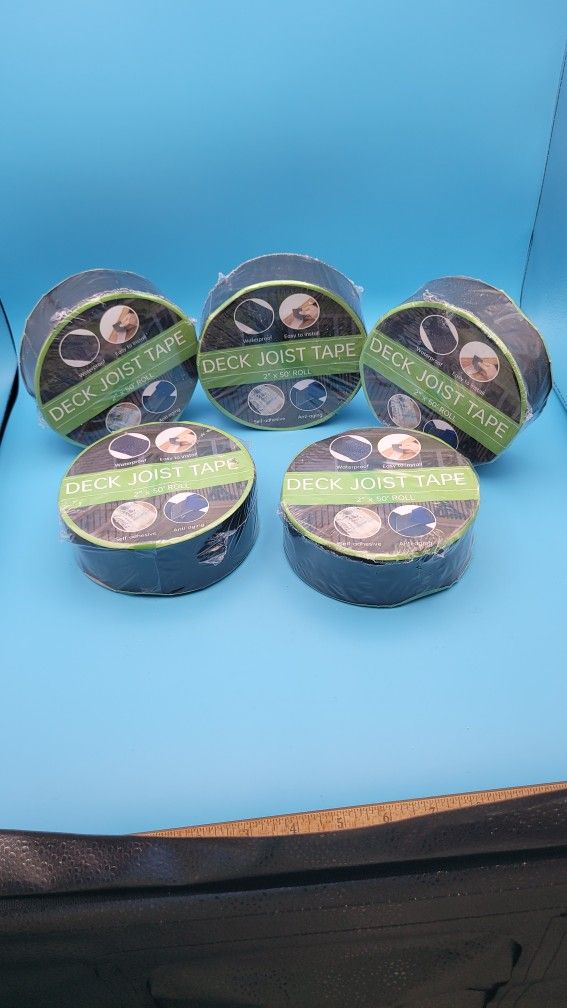 Joist Tape 2" x 50' x 5 Rolls. Butyl Joint Flashing Tape
