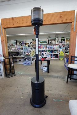 Fire Sense Matte Black Outdoor Patio Heater