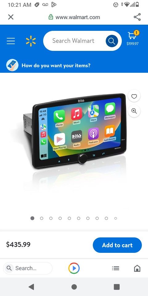 Boss Touch Screen Car Stereo System