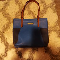 BLUE CALVIN KLEIN PURSE