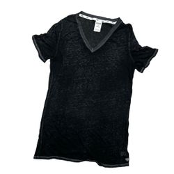 Sheer Sleepwear Short Sleeve Shirt
