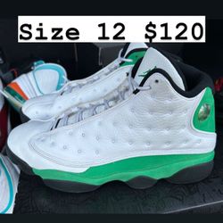 Jordan Retro 13s Lucky Green Size 12