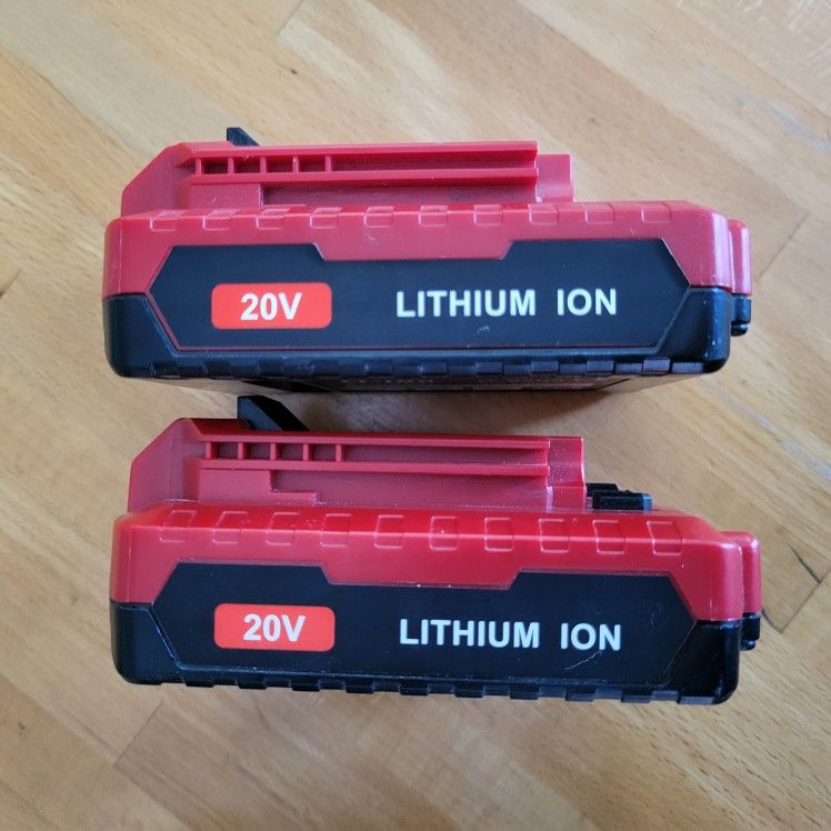 Porter Cable 20v Batteries and Charger