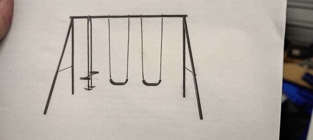 Swing Set Brand New Needs Put Together Two Swings