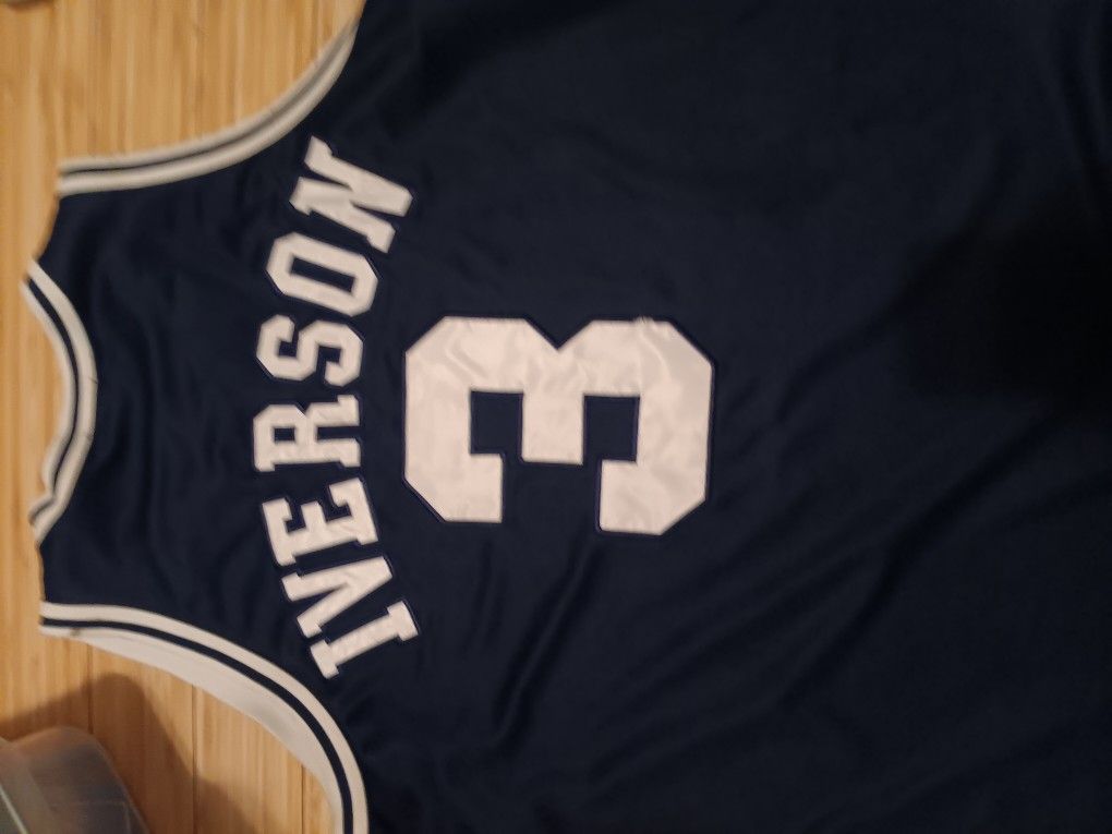 Allen Iverson Georgetown Jersey Size XL
