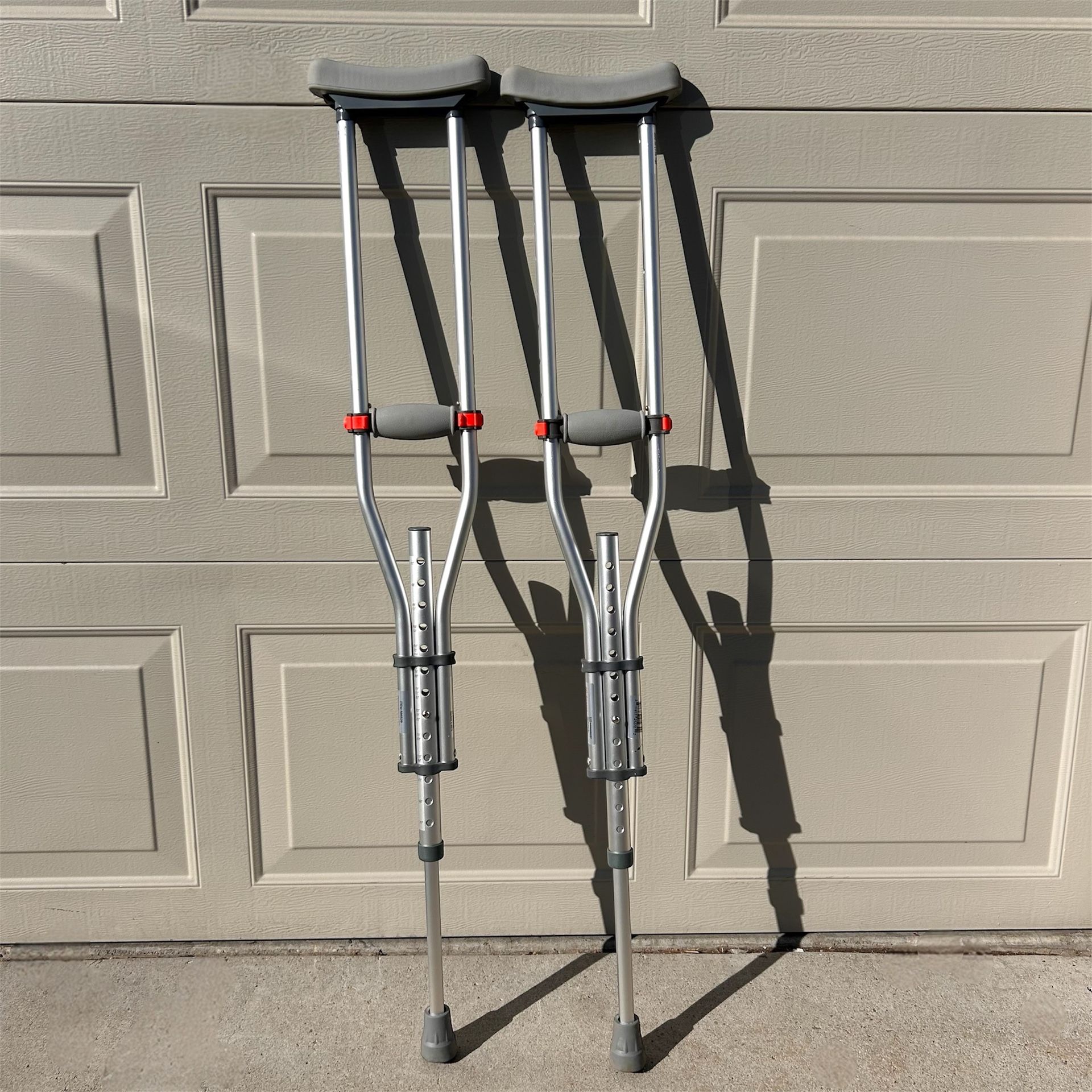 Walgreens Universal Adjustable Crutches (like new)