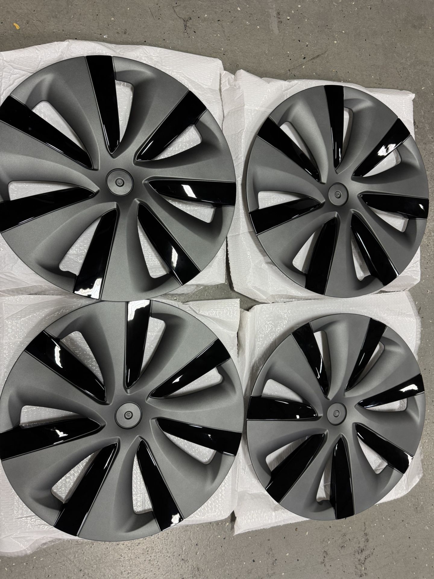 Hubcaps for Tesla Accessories 2024 Wheel Covers 19 Inch 4 Pcs Compatible with Tesla Y 2024 2023 2022 2021, not fit for New Model Y Juniper