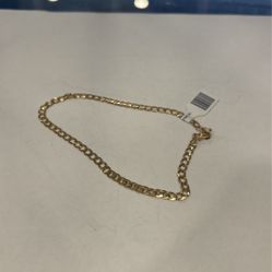 Gold Curb Gold Anklet