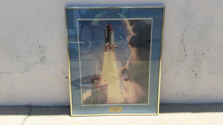 20" × 24" frame. Dated 1990