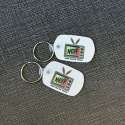 Lot Of 2 NEFF Keychains