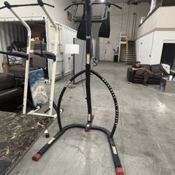 Heavy Bag Stand With Heavy Bag