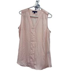 Banana Republic Size Small Light Pink Sleeveless Blouse Casual Work Top Women’s