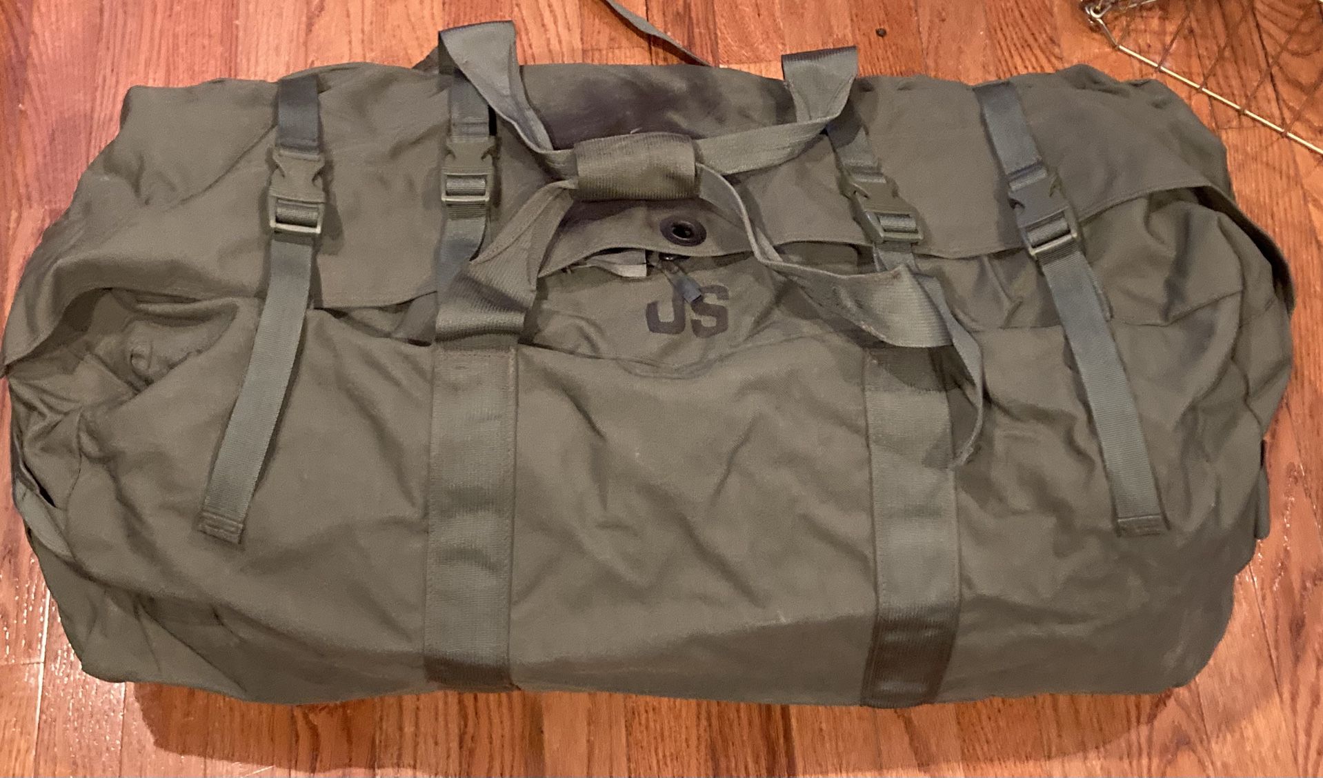 Zippered Improved Military Surplus Duffel Bag