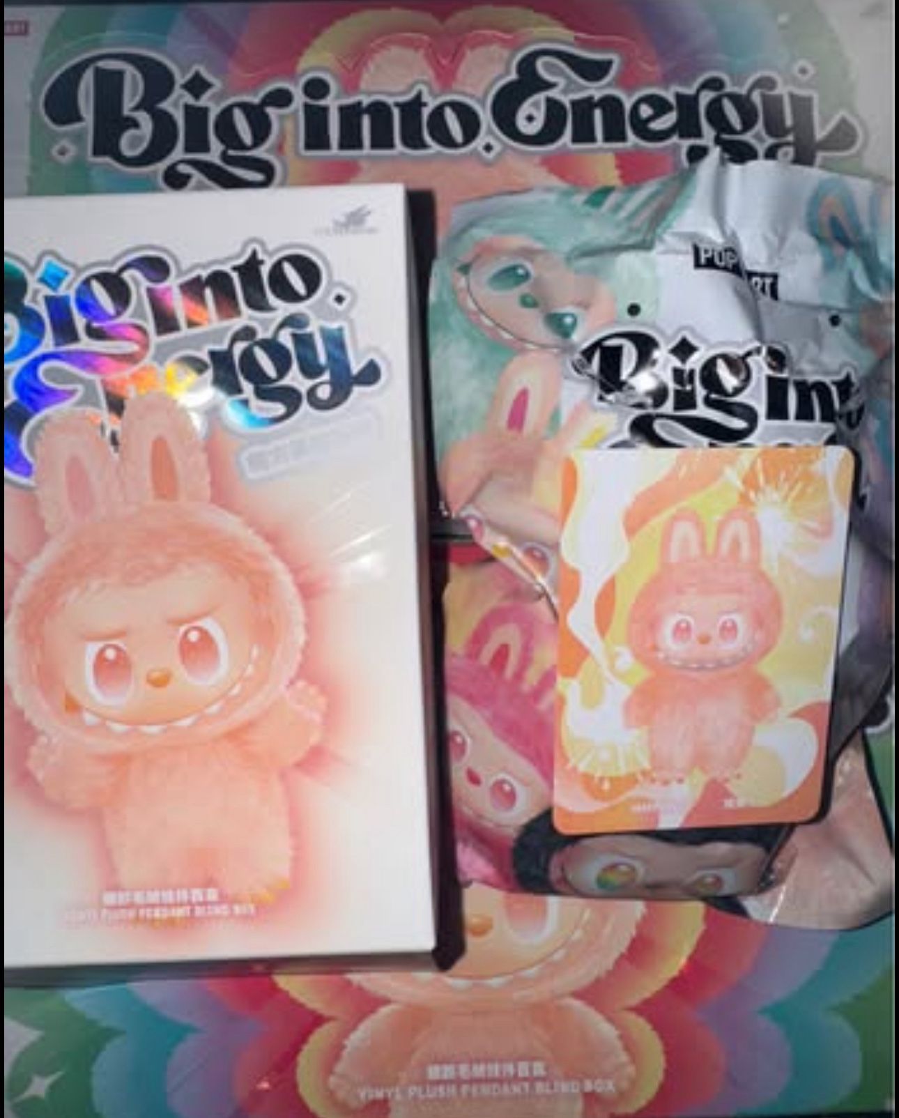 Big Into Energy Labubu Happiness