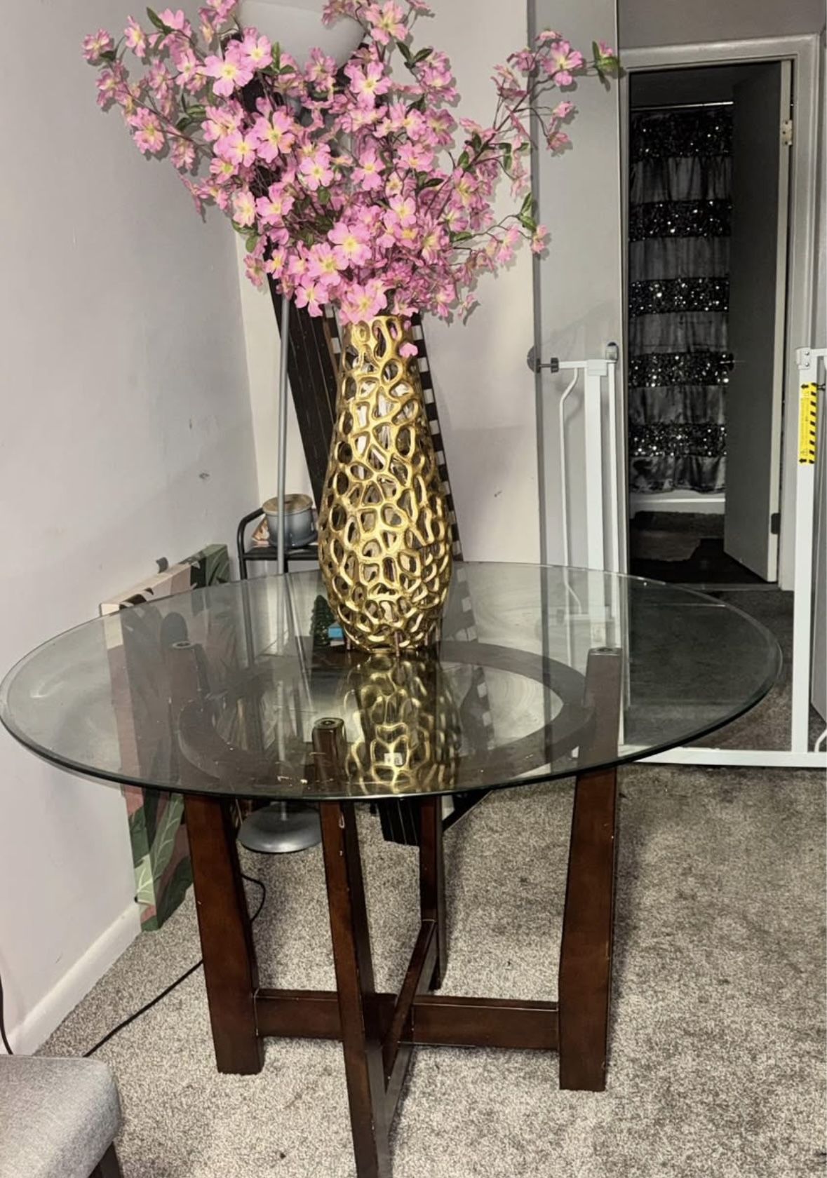 Modern Glass Dining Table, NEED GONE BY 12/5/25