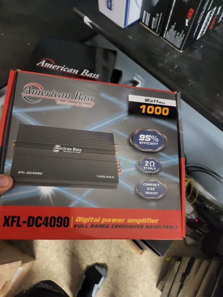 American Bass 1000 Watt 4 Ch New