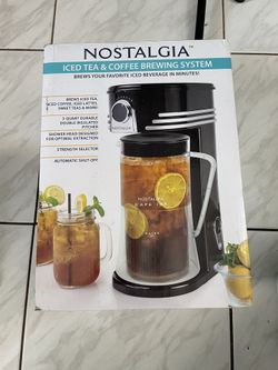 New nostalgia iced tea and coffee brewing system