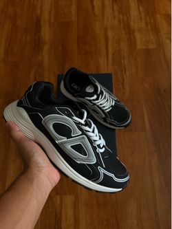 Brand New Dior B30 Trainers Black and coffee show with reflective features sizes 9 and 10 available with wrapping and box available