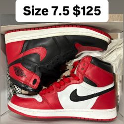 Jordan Retro 1s Homage Size 7.5 Men 