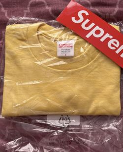 Supreme Tonal Box Logo Tee Yellow XL