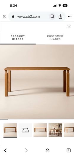 Modern dining table CB2