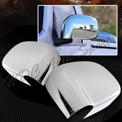 For 2002-2008 Dodge Ram 1500 2500 3500 Chrome ABS Plastic Side Mirror Cover Cap -(2-MC-1041