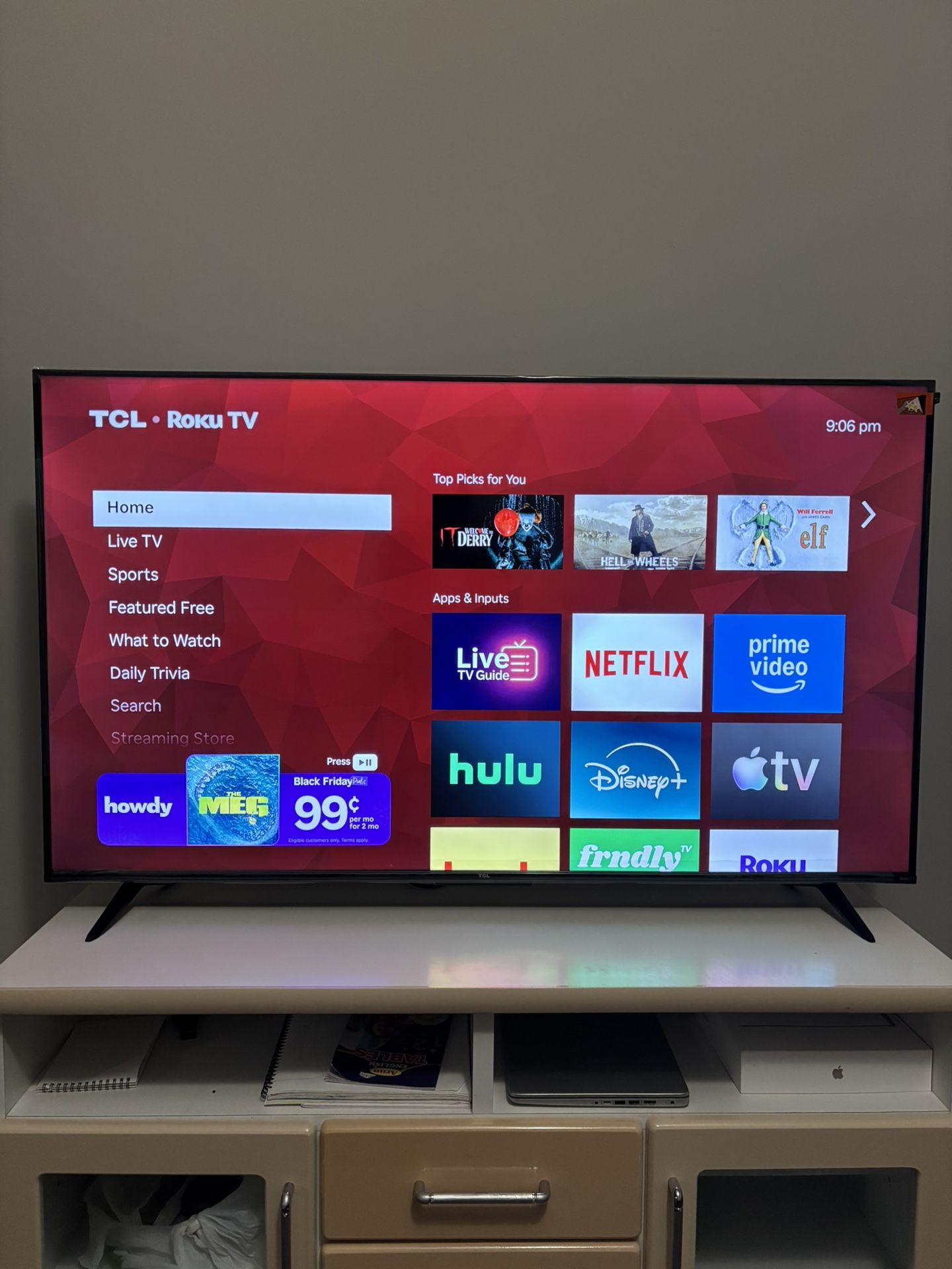 TCL 4K UHD 55 Inch LED TV