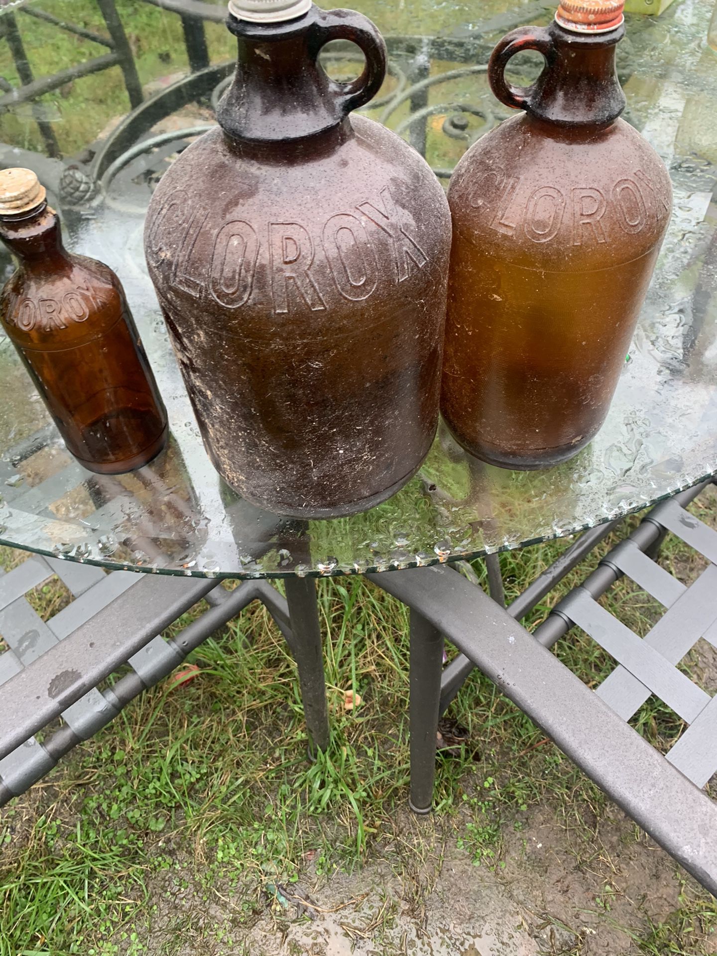 Antique Clorox bottles