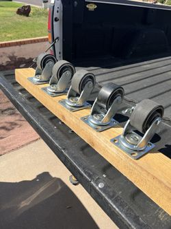 4”x2” Heavy Duty Swivel Casters 2 With Brakes