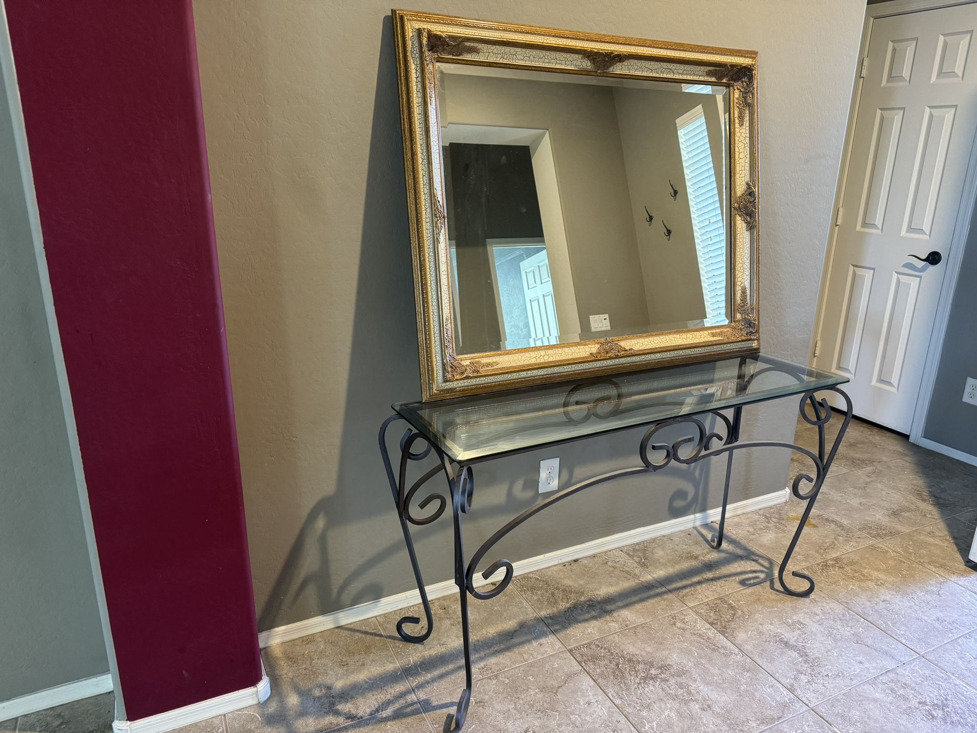 Mirror & Stand & Chair