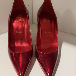🔥❤️ Christian Louboutin So Kate 120 Heels – Red Patent – Size 38 – Authentic ❤️🔥