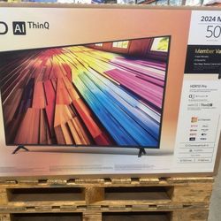 50" Screen Led Smart 4k By LG ThinQ.  