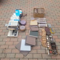 Grinders.Over 2000 peel sandpaper strips, Discs. And Sheets.200.00 For Everything 
