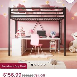 Brago Twin Platform Loft Bed  