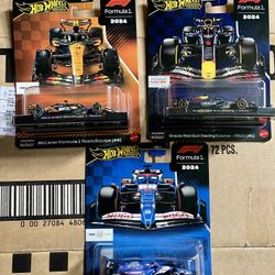 HotWheels Premium F1 Lot Of 3