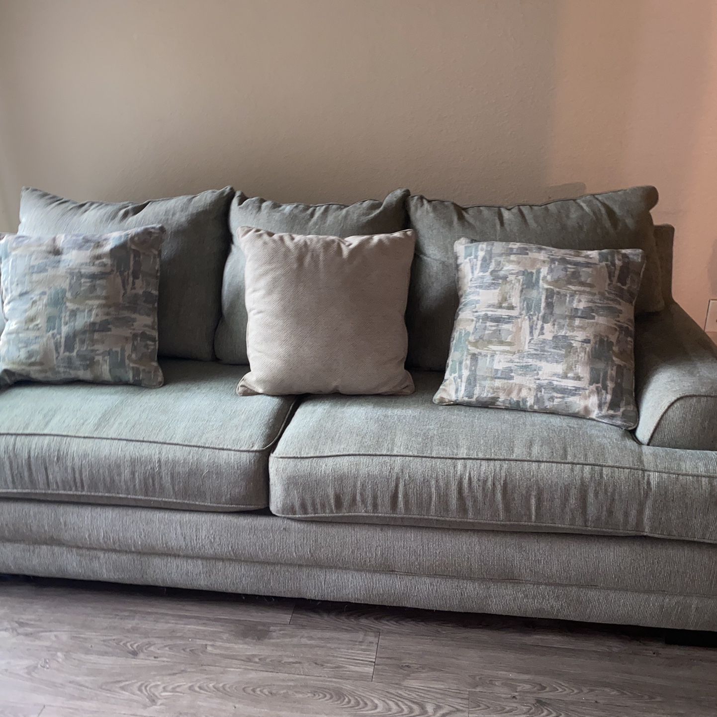 Teal Couch Sectional Set 