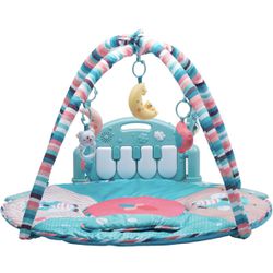 Infant Activity Mat With Toys And Kick Piano