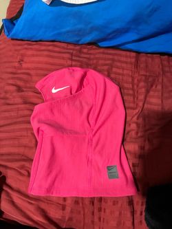 Pink Nike ski mask