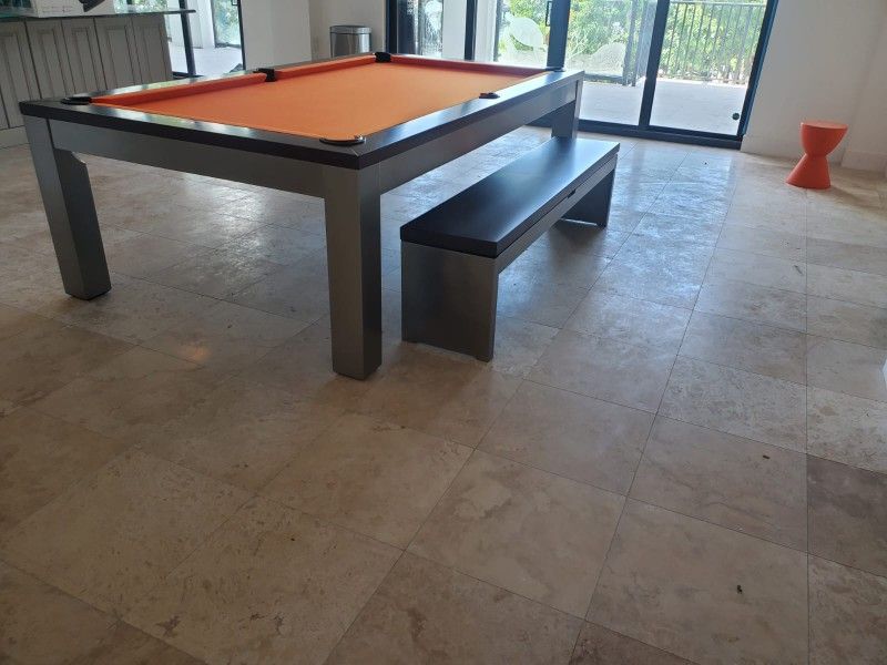 Genoa Pool Table with Dining Top, Available In 7' or 8', new in box!