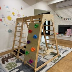 Avenlur Indoor Playground Jungle Gym - Magnolia 6-in-1 Montessori 