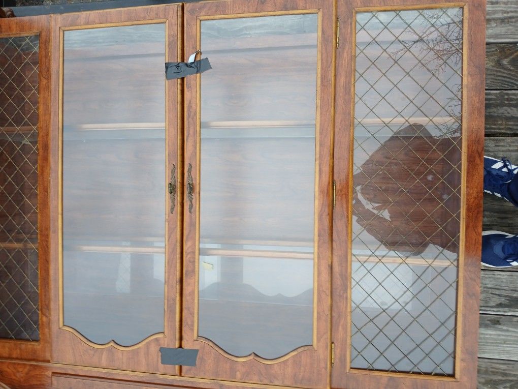 Vintage Atrisian Crafted China CABINET AND SET Was $800 NOW Only $250