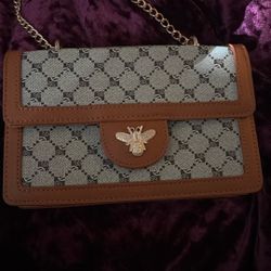 Handbag With Bee Motif