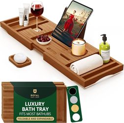 Expandable Bathtub tray and bathtub caddy