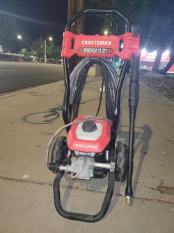Craftsman Pressure Washer As Is 1900 psi 1.2gm