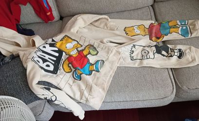 The Simpsons Boys size 8 sweat suit